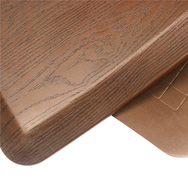 20X30X0.75inch超厚小尺寸木纹抗污站立办公桌垫